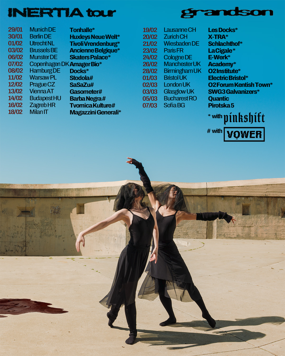 grandson The Inertia Tour Poster 2025-2026